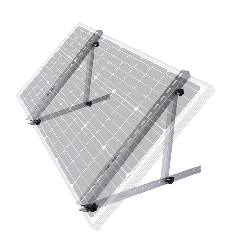 ECOWORTHY 22" Adjustable Angle Solar Panel Tilt Mount Brackets Set