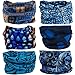 9PCS & 6PCS Multifunctional Stretchable Sport & Casual Headwear, Headband Scarf Bandanna Headwrap Mask Neckwarmer & More 12-in-1