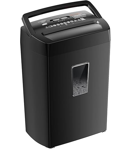 Bonsaii 10-Sheet Cross-Cut Paper Shredder, Credit Card Shredders