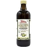Flora Organic Unfiltered Extra Virgin Olive Oil – 100% Italian, First Cold Pressed, USDA Certified Organic, Imported from Puglia – 34 fl oz (1L)