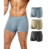 Casey Kevin Men's Trunks Underwear,Soft Breathable Underwear,Seamless Moisture-Wicking Comfort Underpants 3 Pack