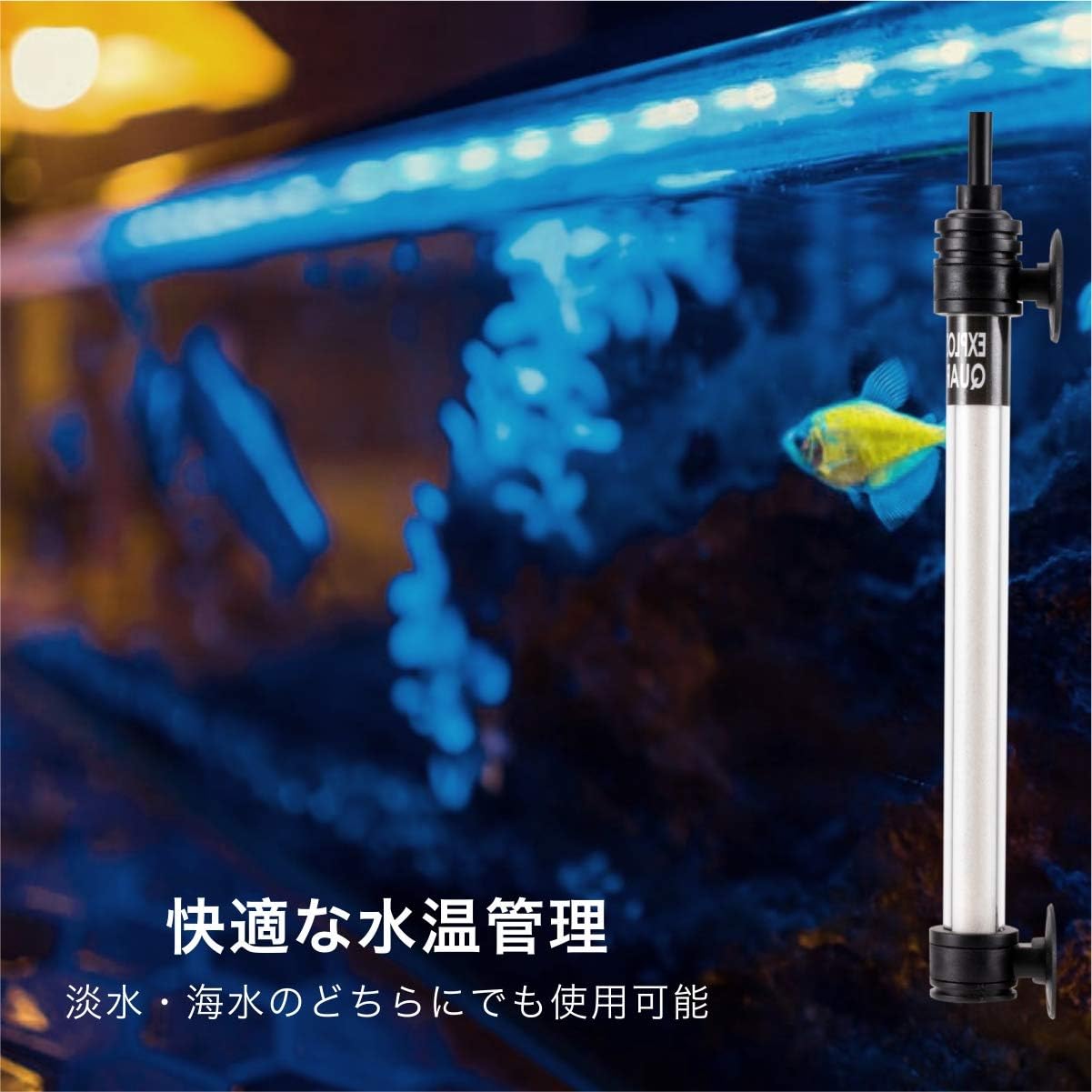Amazon Hygger 水槽 ヒーター 水槽用ヒーター 温度可変一体型ヒーター 熱帯魚 ヒーター 水槽 ミニ 水中用 水温管理用 温度調整 50w 100w 省エネ 熱帯魚 観賞魚対応 過熱保護機能付き 防爆 縦横設置 安全加熱 Hygger ヒーター 通販