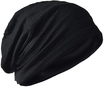 Black knit skull cap Clearance