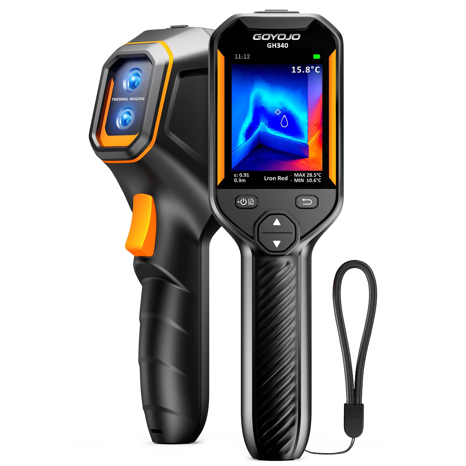 Photo 1 of GH340 Thermal Imaging Camera 640x480 Super Resolution, Dual-Camera with 2MP Visual Camera, 256x192 IR Resolution Handheld Thermal Camera for Home Inspection, HVAC Electrical Water Leak Break Detectionlpnpmfv5872606
