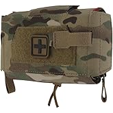 IFAKon Compact V3 Ifak Pouch for Trauma Kit, Quick Pull First Aid Pouch with 7 Pockets Adapt to Belt, MOLLE Plate Carrier Vest, Waistband, Chest Rigs.