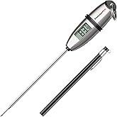 ThermoPro TP02S Digital Food Thermometer for Cooking Bread Baking Sourdough Liquids, Meat Thermometer Digital with Super Long