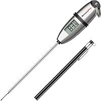 ThermoPro TP-02S Instant Read Meat Thermometer Digital Cooking Food Thermometer with Super Long Probe for Grill Candy Kitchen