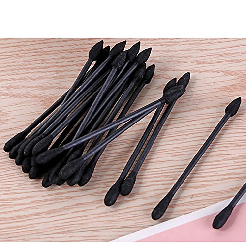 image for Cayanmydery Premium Cotton Swabs, 2 Colors, 100% Pure Cotton Tips, Gre