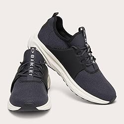 Oakley Men's Dry Sole Sneaker, Black/White, 9