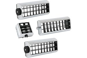 Nirakoka A/C Dash Vents SET 4 PCS # 3979751 & 14014536 - Compatible with Chevy Gmc TRUCK 1981-1987