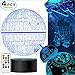 MOSSOM Star Wars Gifts 3D Lamp - Star Wars Toys Night Light for Kids Room Decor,4 Patterns and 7 Color Changing with Remote Control,2019 for Men Women Boys Star Wars Fans (4 Packs-Bigger-Brighter)