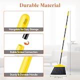 Lifewit Heavy Duty Broom with 53in Stainless Steel Handle 13in Head Yellow view 3