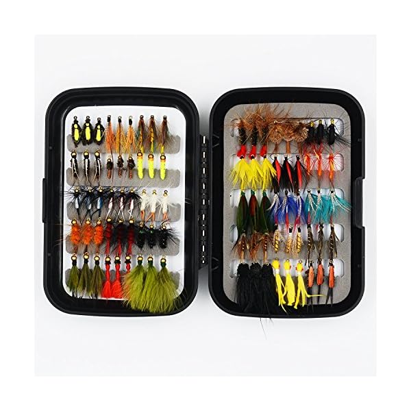 Flyafish-90pcs-Wet-and-Dry-Fly-Fishing-Lure-Stream-Trout-Fishing Flyafish-90pcs-Wet-and-Dry-Fly-Fishing-Lure-Stream-Trout-Fishing