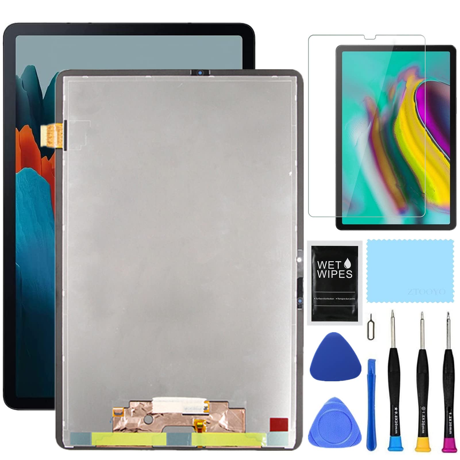 Photo 1 of ZTOOYO for Samsung Galaxy Tablet S7 Screen Replacement kit for Samsung Tab S7 2020 Screen Replacement SM-T870 T875 LCD Display Digitizer Touch Screen Assembly 11 inch Black