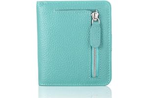 FT FUNTOR FUNTOR Small Wallets for Women, Ladies Small Compact Bifold Pocket RFID Blocking Genuine Leather Wallet for Women