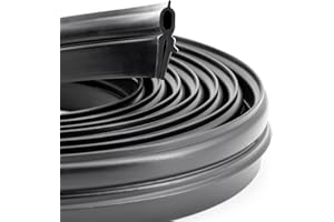 SZKXMJ Rv Roof Vent Seal Vinyl Seal Rv Sealfor Ventline, Hengs and Camco Roof Vents (118INCH, Black)