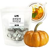 Pumpkin Spice and RedBean 50T Tea bags Korean Flavor 호박팥차 K-food Healthy 3.4oz packaged