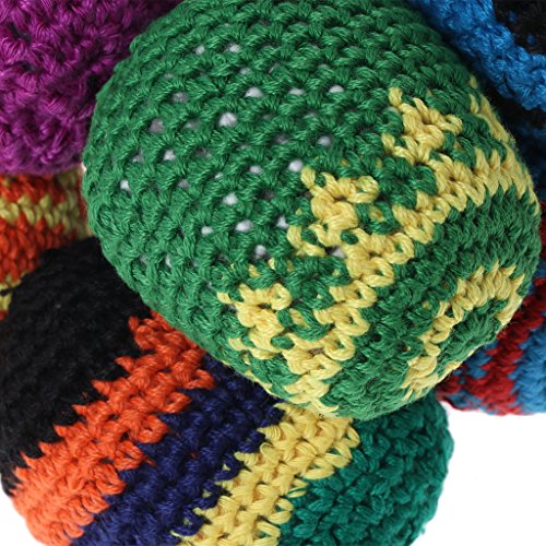 Huilier Handmade Sacks Footbag Toy Balls Magic Juggling Ball Kid Outdoor Toy Soft Ball - Thumbnail 6