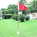 77tech Backyard Practice Golf Hole Pole Cup Flag Stick, 5 Section,golf Putting Green Flag Stick