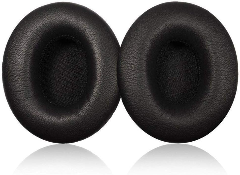Miayaya Replacement Ear Pads Cushion For Beats Solo 2.0 Solo 3.0 Wireless Headphone Ear Cup Earmuffs Earpads Memory Foam (Black)