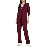 Casly Lamiit Lounge Sets for Women 2026 Spring Sweatsuit Long Sleeve Zip Up Travel Outfit Wide Leg Sweatpant Tracksuit