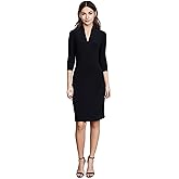 Norma Kamali Women's Long Sleeve Side Draped Dress