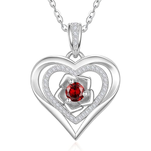 y❤︎ Amazon.com: YL Women's Heart Necklace Sterling Silver