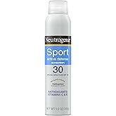 Neutrogena Sport Active Defense SPF 30 Sunscreen Spray, Sweat & Water Resistant Spray Sunscreen with Broad Spectrum UVA/UVB Sun Protection for Sunburn Prevention, Oxybenzone-Free, 5.0 oz