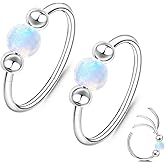 ONESING 9-40 Pcs Nose Rings - Hoops, Studs & L Shape - Hypoallergenic Stainless Steel Nose Piercings for Women & Men