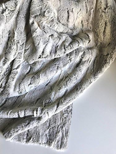 Romantic Plush Blanket Silver Faux Fur Soft Waterproof
