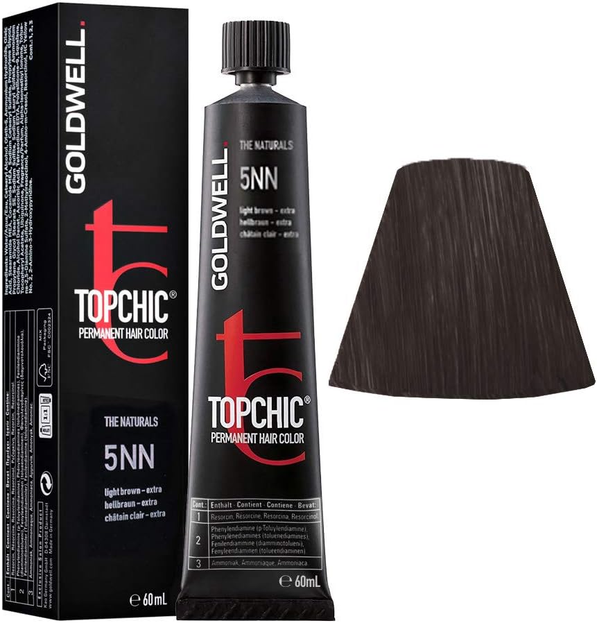 Goldwell Topchic Permanent Hair Colour 5Nn Light Brown Extra 60ml 4021609000174
