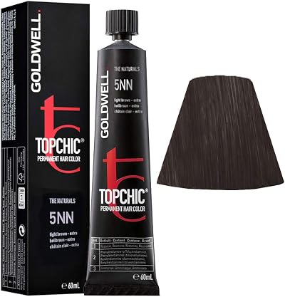 Goldwell Topchic Permanent Hair Colour 5Nn Light Brown Extra 60ml 4021609000174