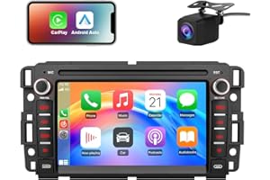 AWESAFE Car Stereo for Chevrolet Silverado Tahoe GMC Sierra Yukon 2007-2013, Android 13 Touchscreen Radio with CarPlay Android Auto Bluetooth GPS AM FM - 2GB RAM+ 32GB ROM