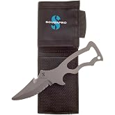 Scubapro X-Cut Titanium TEK Knife with Nylon Sheath 5 in.