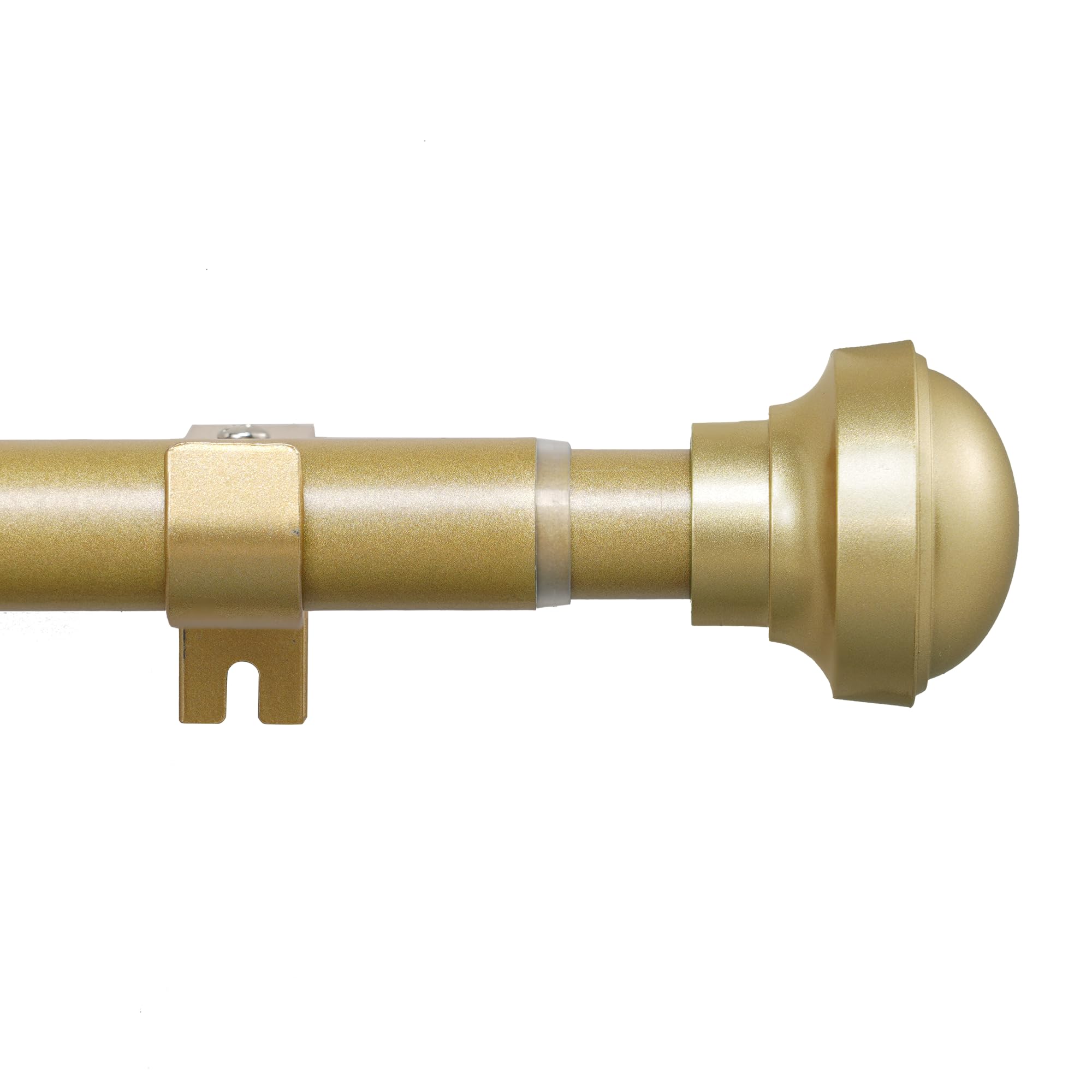Photo 1 of Gold Extra Long Curtain Rods for Windows 120 to 240 Inch, 1 Inch Adjustable Heavy Duty Curtain Rod Extra Long Set, Easy to Install with 5 Brackets, Suitable for Bedroom, Outdoor.