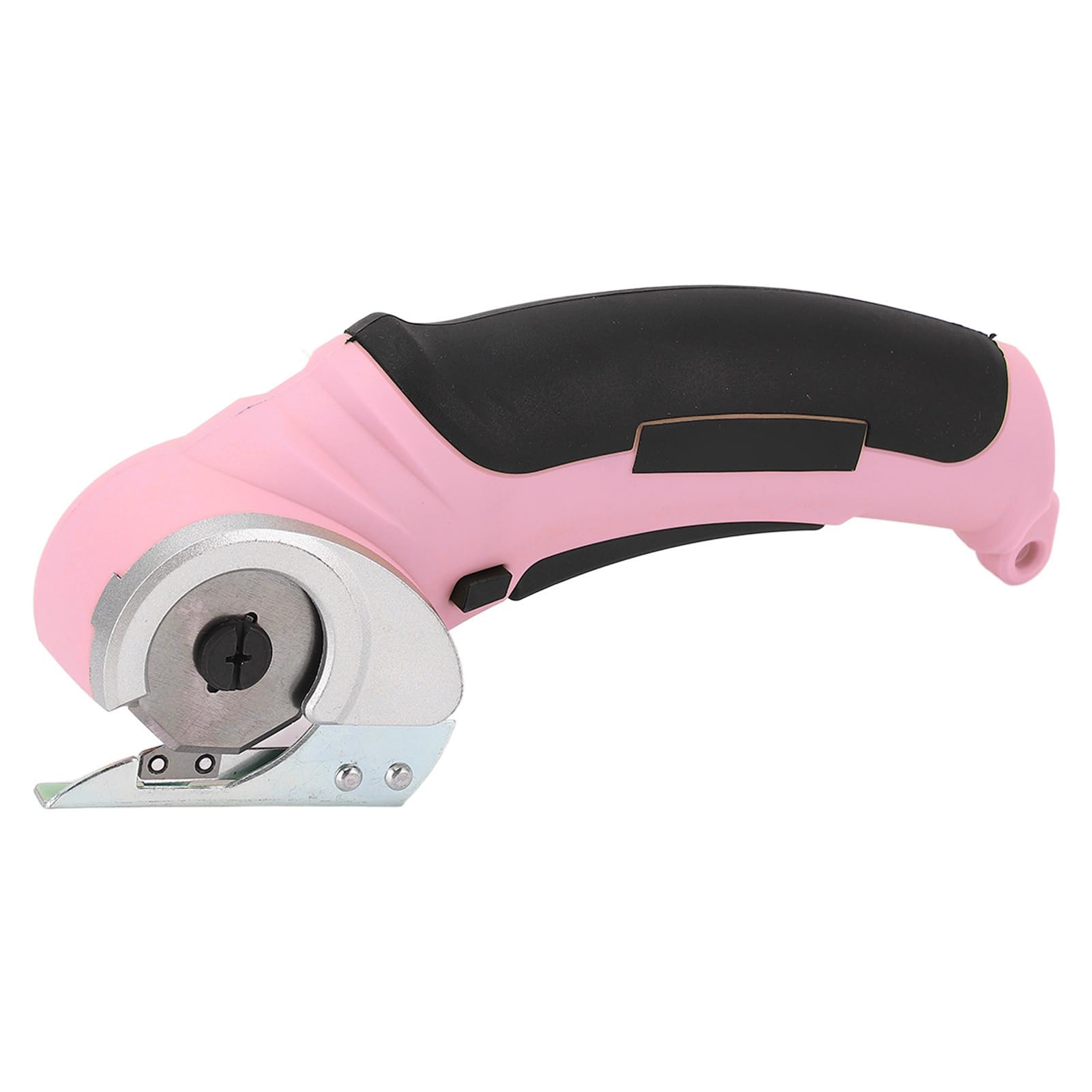 Cordless Fabric Cutter, 240RPM Speed Electric Scissors for Cutting Fabric, Rechargeable with Safety Lock Switch for Fabric Leather Craft 6mm Max Cutting Size (Pink)