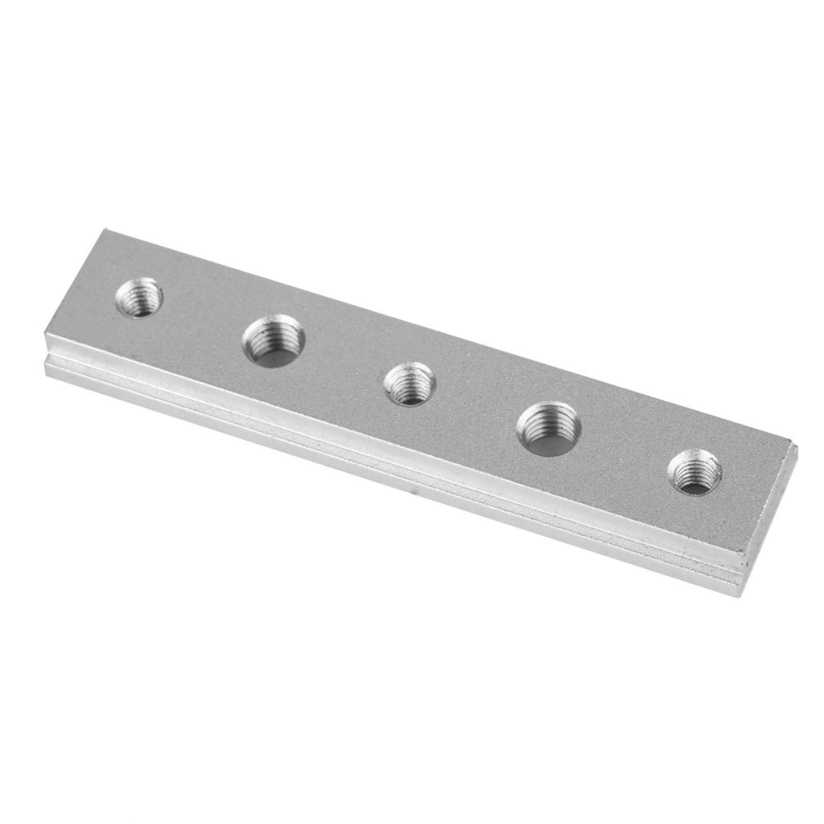 T-Slot Miter Track Jig, Aluminium Alloy, 100mm, with M6 and M8 Holes, for Table Saw Gauge