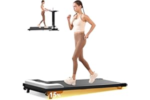 AIRHOT Walking Pad with Incline, Under Desk Treadmill for Home Office, 2.5HP Portable Treadmills with Sports Dashboard & Remote Control, 4 in 1 Compact Treadmill, Incline Treadmill 265LB Capacity
