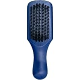 JOHNNY B. Professional Compact Barber Brush, Soft Nylon Bristles (Blue)