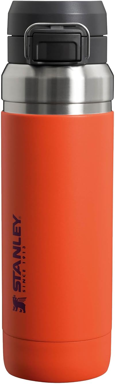 Stanley 1913 Quick Flip Stainless Steel Bottle 1.06L Tigerlily Plum