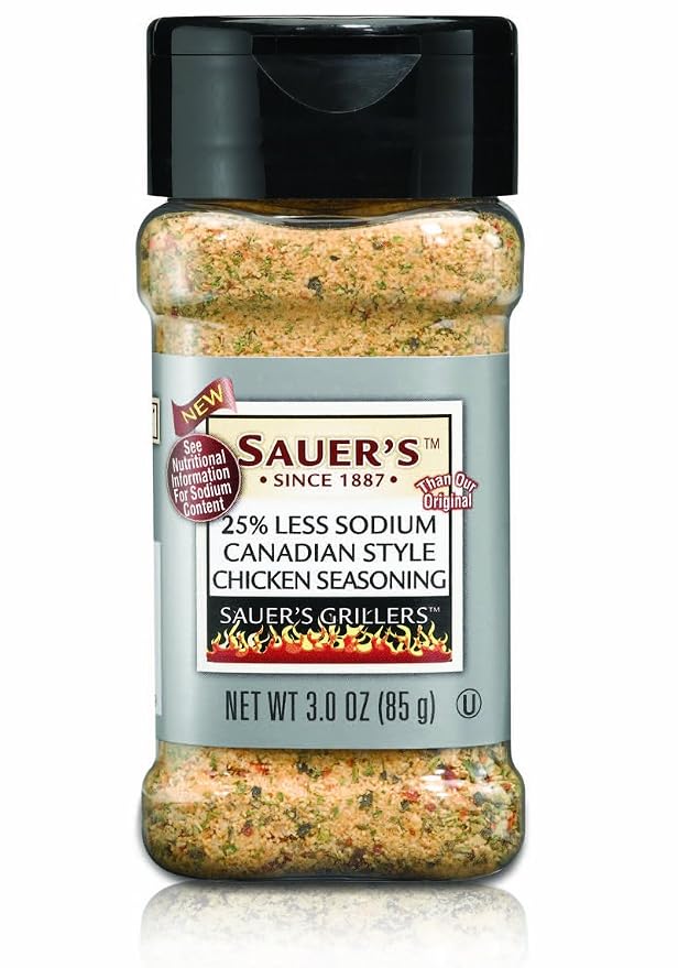Sauer's Chicken Seasoning, Canadian Style Grinder, 1.7