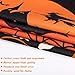Whaline 4 Pieces Halloween Pillow Case, Orange and Black Pillow Cover, Happy Halloween Linen Sofa Bed Throw Cushion Cover Decoration (18