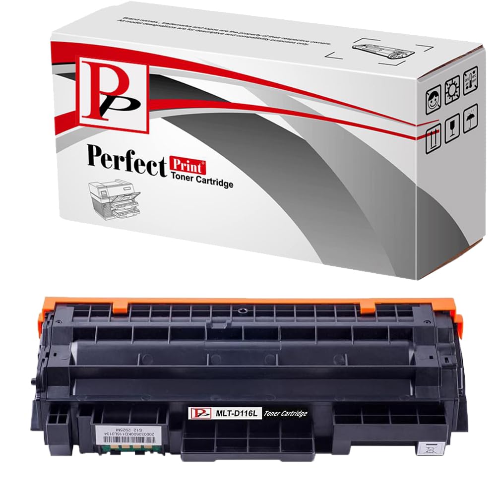 PerfectPrint Compatible Toner Cartridge Replacement for Samsung Xpress M2675FN M2825DW M2825ND M2875FD M2875FW MLT-D116L (Black)