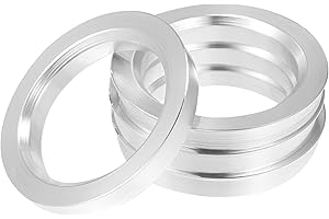 X AUTOHAUX 4pcs OD 71.5mm to ID 54.1mm Aluminum Alloy Car Hub Centric Rings Wheel Bore Center Spacer