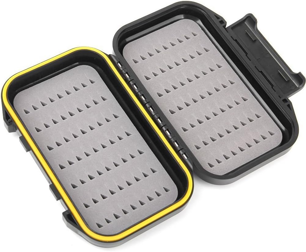 NewShot Waterproof Pocket Dual-Layer Fly Fishing Bait Storage Case Foam Insert Tackle Box - Image 4
