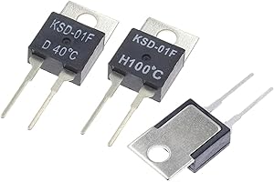 0C 5 10 15 20 25 35 Degrees Celsius NC Normally Closed Normally Open 1.5A Thermal Switch Temperature Sensor Thermostat KSD-01