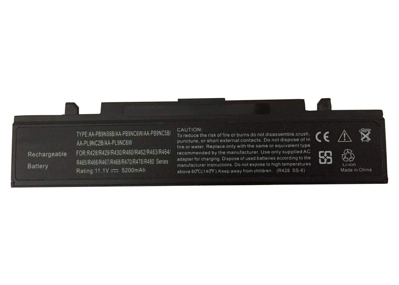 Trconelectron Replacement AA-PB9NC6B Battery for S3520 RV510 RV511 RV520 R730 R540 R580 NP-R530 NP-RV510 NP-RV511 NP350V5C NP300E5A AA-PB9NC6B AA-PB9NS6B AA-PB9NC6W AA-PB9MC6W