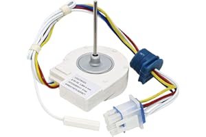 WR60X10074 WR60X10307 Evaporator Fan Motor 9.75V DC 3.25W Replacement Part by Romalon Fit for GE Refrigerators Replaces 1550741 AP4438809 WR60X10224 PS2364950