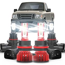 MNWHUC For Ford Ranger 2001-2011 4pcs Super Bright