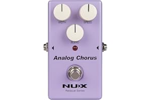 NUX Analog Chorus Guitar Pedal, Vintage Analog Chorus Effect, Pure Analog Bucket-Brigade Circuit, True Bypass for Electric Guitar, DC 9V